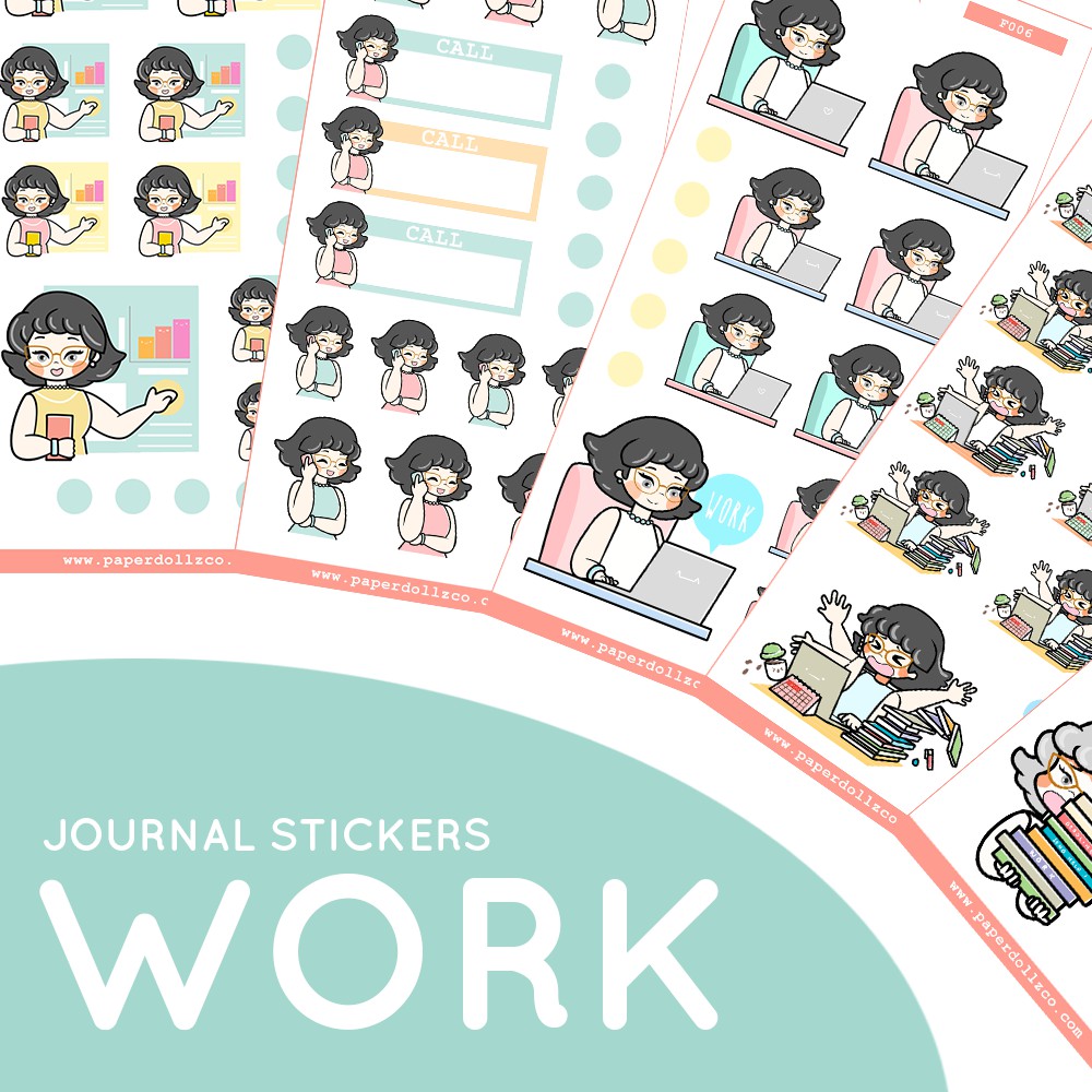 Work Journal Stickers Shopee Philippines