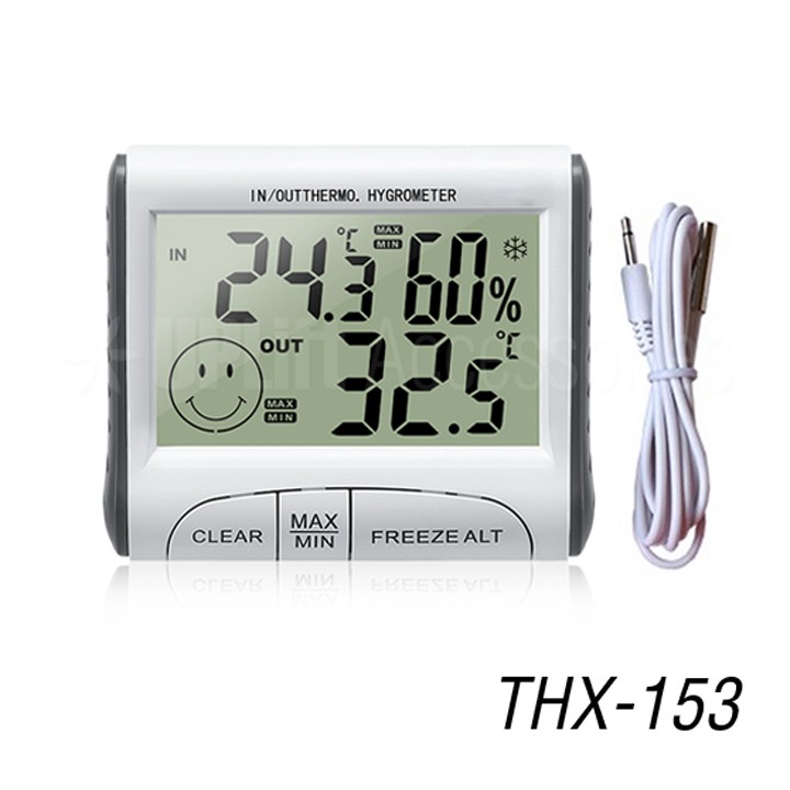 Digital Thermometer And Hygrometer With External Sensor Shopee Philippines