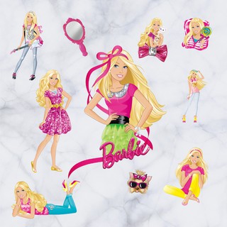 barbie doll wall stickers