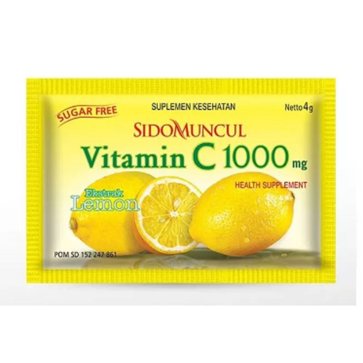 Per Sachet Sidomuncul Vitamin C 1000mg Shopee Philippines