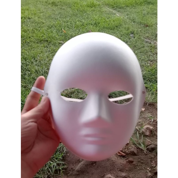 Maskara Plain White (paper mache) | Shopee Philippines