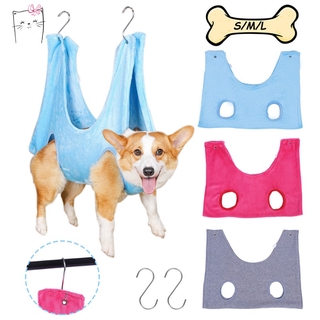 Pet Dog Kitten Soft Grooming Hammock Bag Puppy Nail Clip Trimming Hanging Bed Pet Groomings Hammock Convenient For Bathing Nail Trimming For Dog Cat Pet Dog Kitten Soft Grooming Hammock Bag Puppy Nail Clip Trimming Hanging Bed