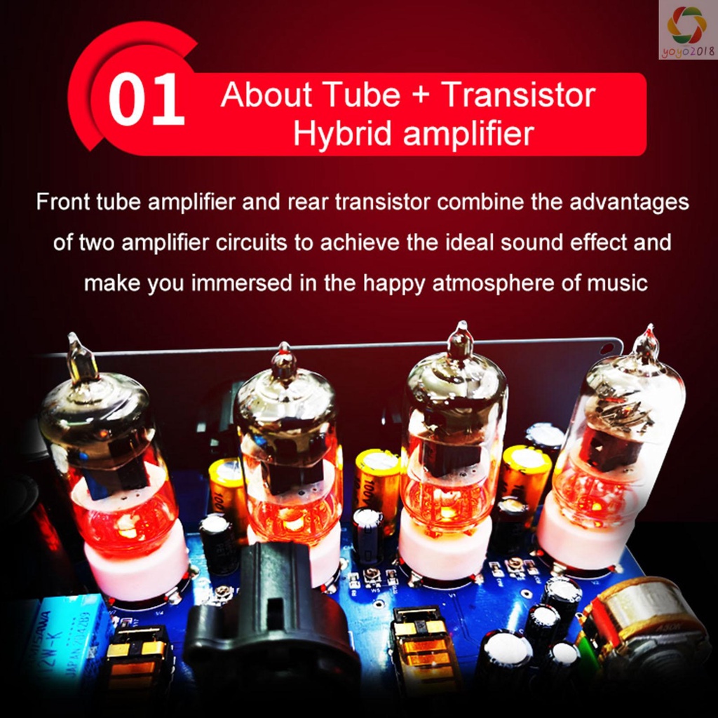 XDuoo MT604 Balanced Tube Headphone Amplifier Four 6H1 Tubes For Pre