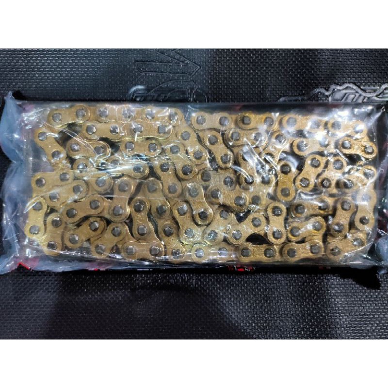 LPI MOTORCYCLE CHAIN GOLD COATED (428H - 120 L) | Shopee Philippines