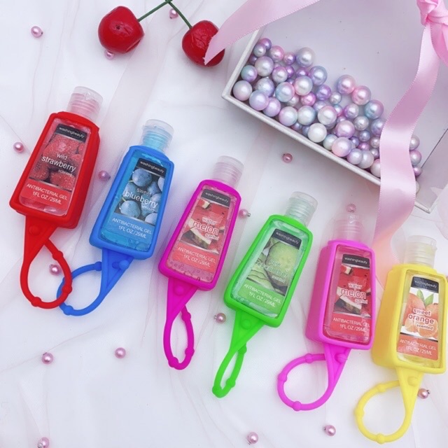 ZH0198 Hand Sanitizer AntiBacterial with Silicone Holder Shopee