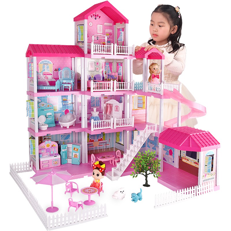 castle barbie house