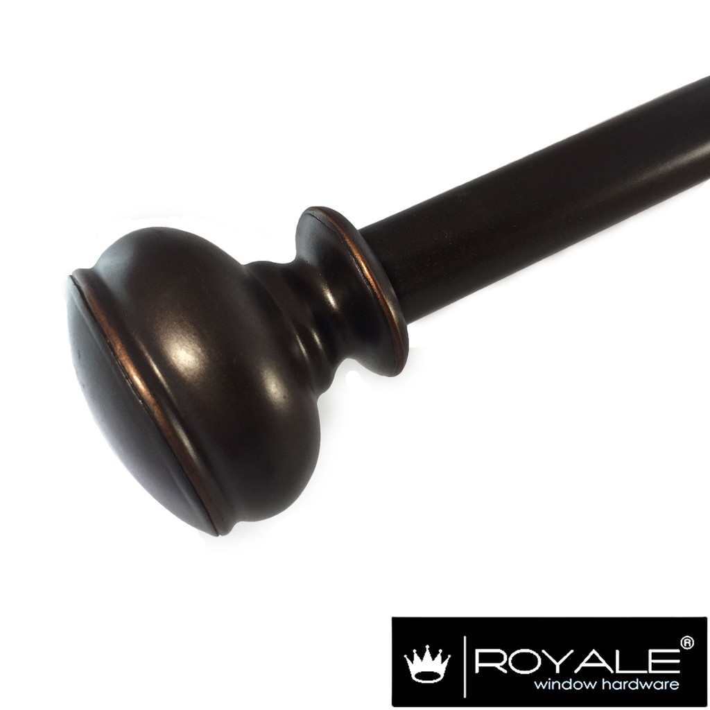 Royale Curtain Rod 49"x 85" Thea Dark Brown Shopee Philippines