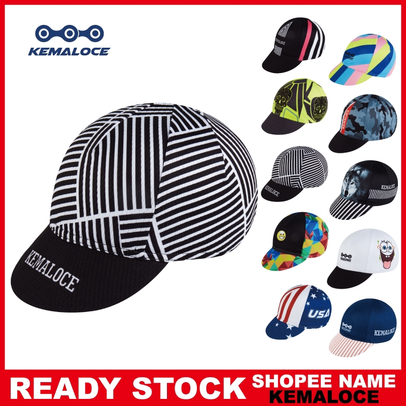 cycle cap under helmet