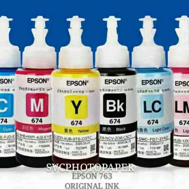 Epson 673 L805 L1800 Original Ink 6 Colored 1set Shopee Philippines 5119