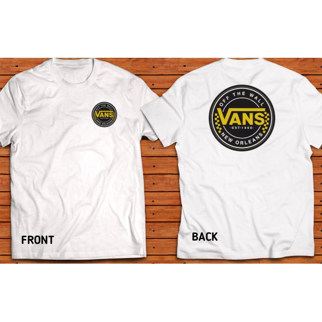 vans off the wall t shirt white