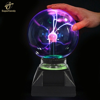 Magic Plasma Ball Touching Sound Sensitive Plasma Lamp Light for Parties Decorations Kids Bedroom DQ #6