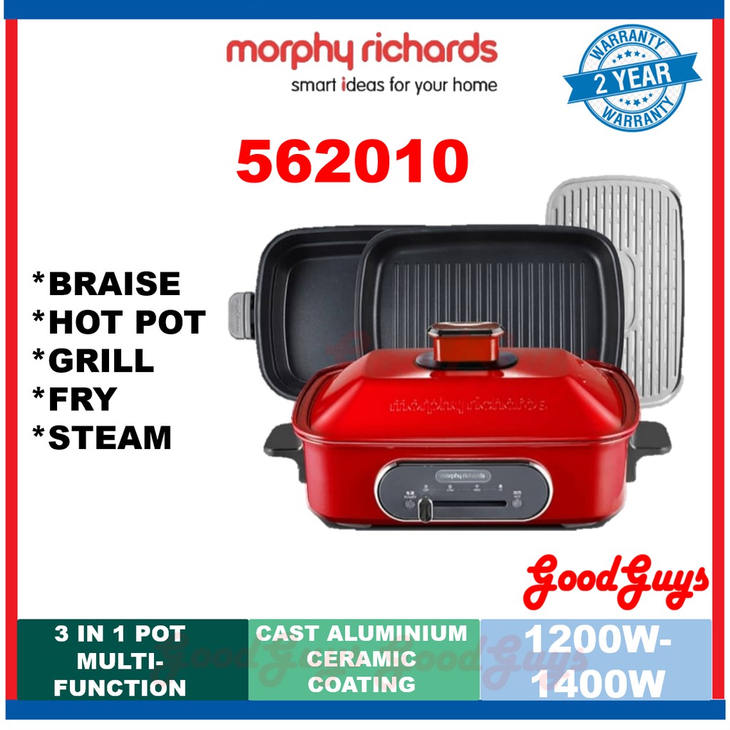 MORPHY RICHARDS 562010 MULTIFUNCTION POT (RED) Shopee Philippines