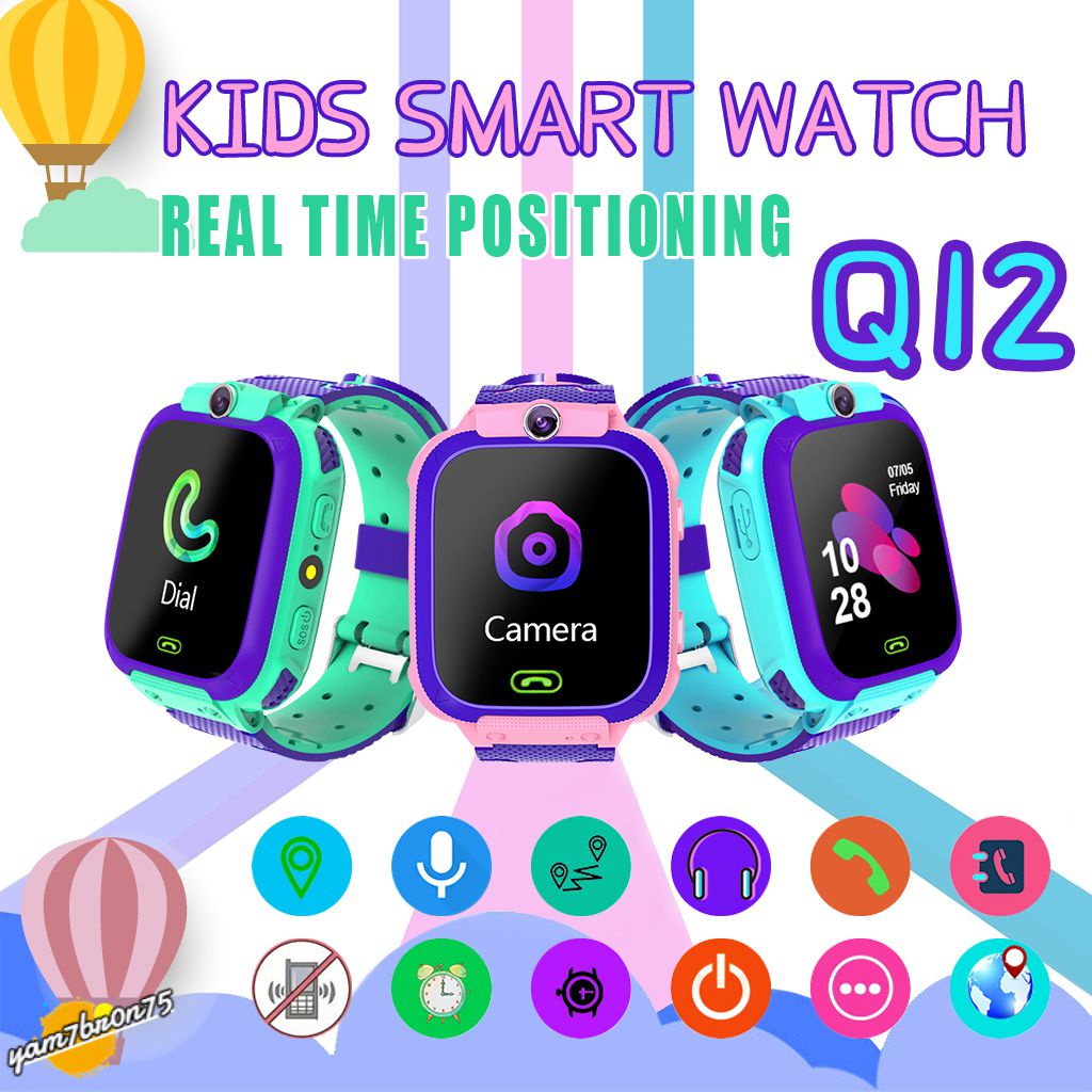 Q12 Kids Smart Watch Touch Screen SOS GPS Antilost Kids Tracker