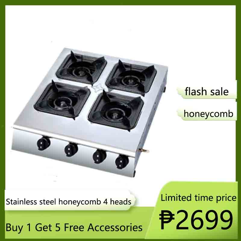 Gas stove casserole special commercial stew pot gas stove head four