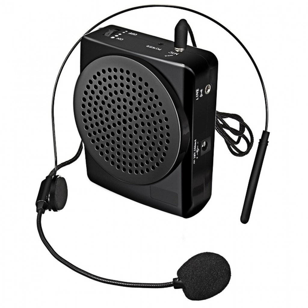 Mini Portable Lapel PA System With Microphone - Black | Shopee Philippines