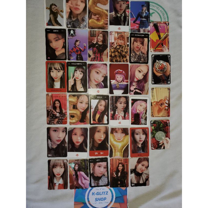 TWICE YES OR YES, FANCY, FEEL SPECIAL PHOTOCARDS | Shopee Philippines