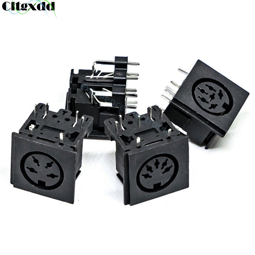 1pcs 4/5/6/7Pin Mini DIN Female Socket Connector 4 5 6 8 Poles PS2 Mini