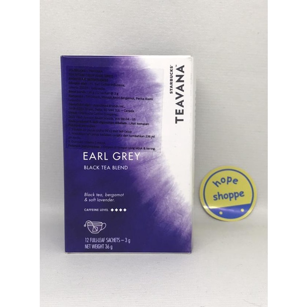 Starbucks Teavana Original Earl Gray Tea Bag Contents 12 pcs Shopee Philippines