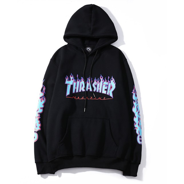 2019 New Thrasher Hoodie Sweater Men Women Skateboard Coat