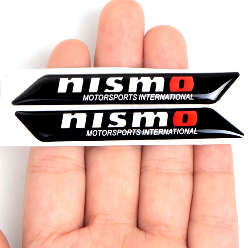 2Pcs Spot Car Styling 3D Epoxy Car Interior Decoration Sticker Decal