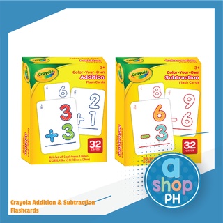 CRAYOLA Addition & Subtraction Flash Cards - 32 Cards