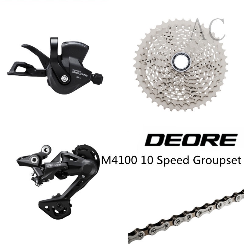 SHIMANO DEORE M4100 10 Speed Groupset SL RD M4120 Rear Derailleur