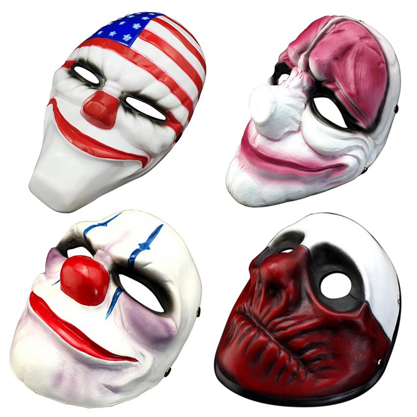 Game PAYDAY 2 The Heist Dallas Mask Cosplay Props Halloween Mask