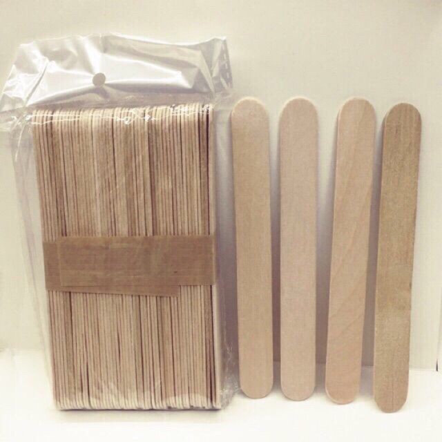 popsicle stick plain / natural color 50 pcs | Shopee Philippines