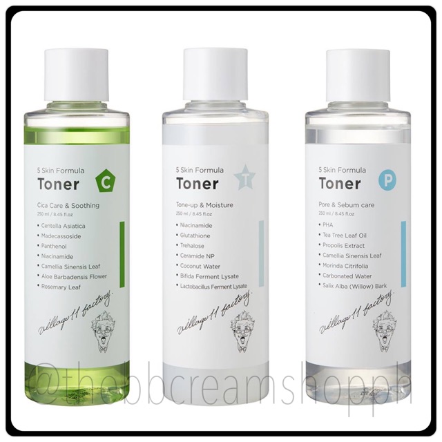 village 11 factory b skin formula toner
