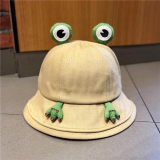 YJJ -- Fisherman hat, basin hat, cute, frog hat, Korean version, all-match Japanese cartoon hat, sun hat, sun hat #7