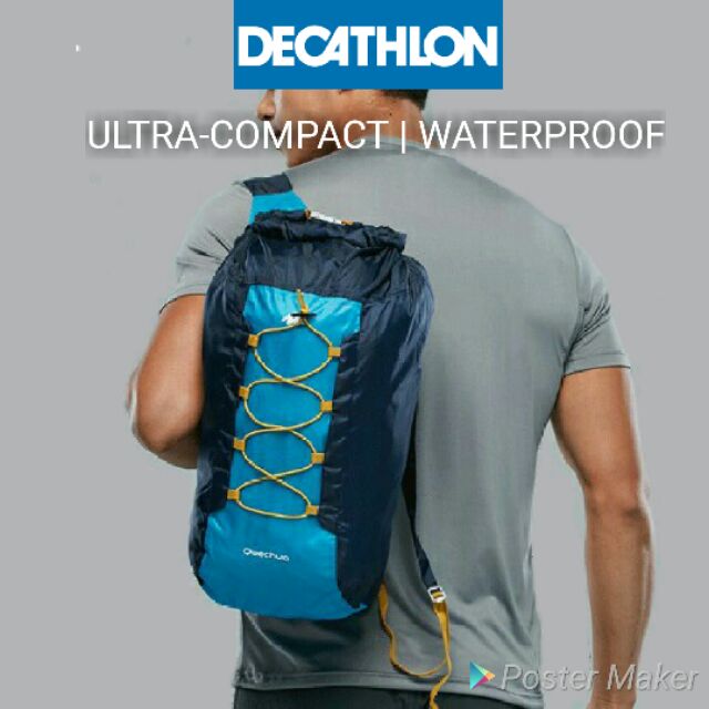 foldable backpack decathlon