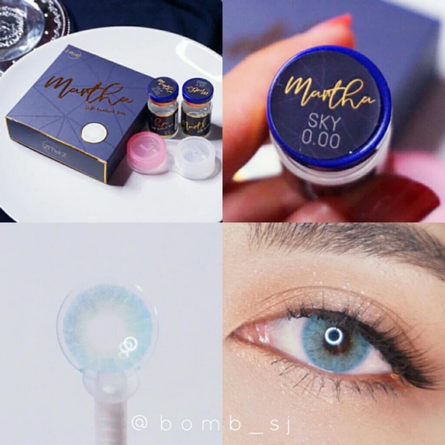 [NO GRADE] Martha Limited Sky Contact Lenses Shopee