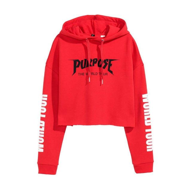 h&m red hoodie