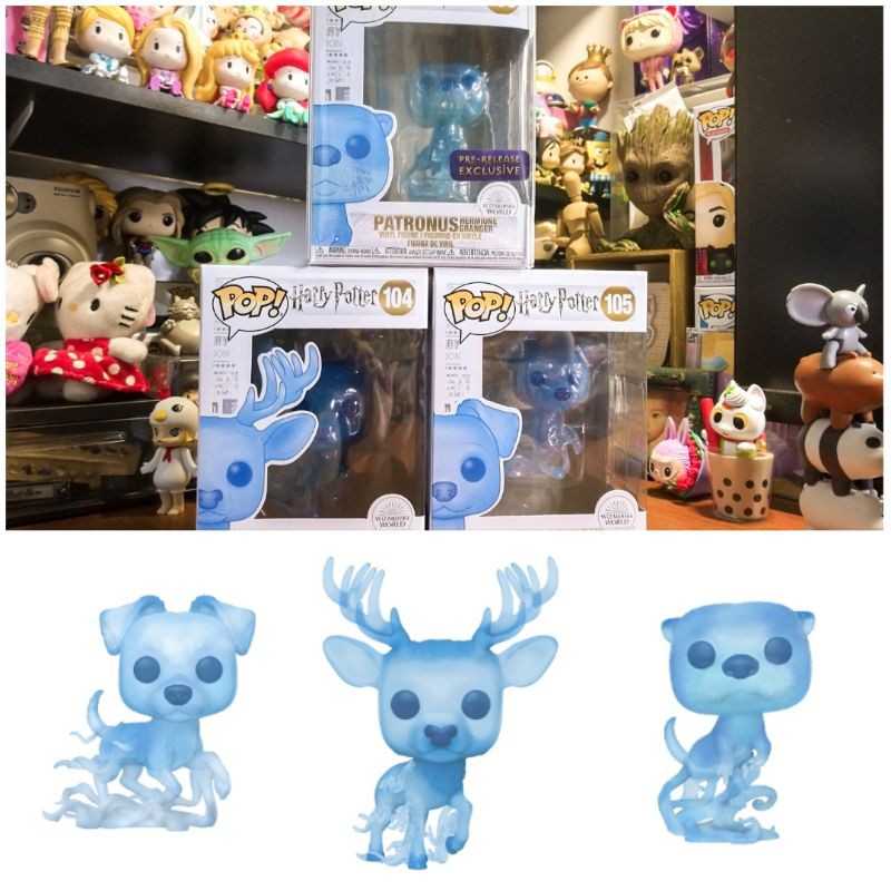 Funko Pop Harry Potter Patronus Set Hermione Harry Ron Shopee Philippines