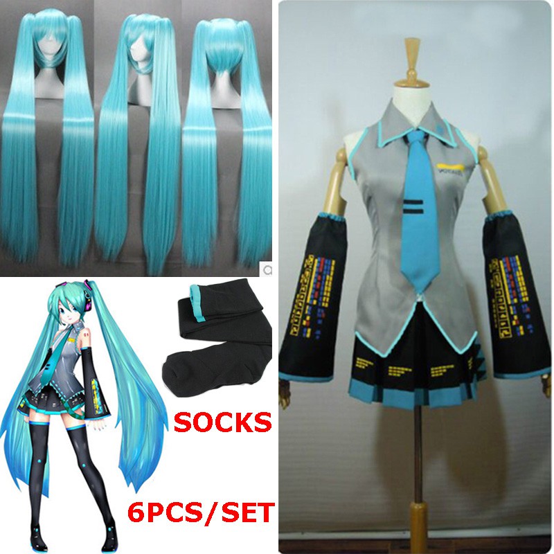 High Quality Full Set Vocaloid Cosplay Hatsune Miku Cosplay Costume