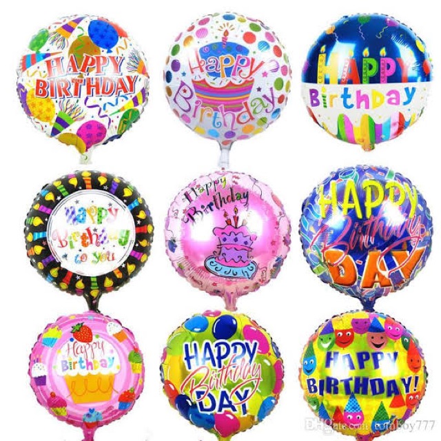 MYLAR/FOIL BALLOONS ( HAPPY BIRTHDAY ) | Shopee Philippines