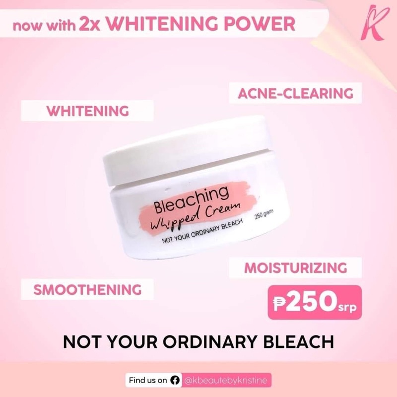 BLEACHING WHIPPED CREAM BY KBEAUTE Shopee Philippines
