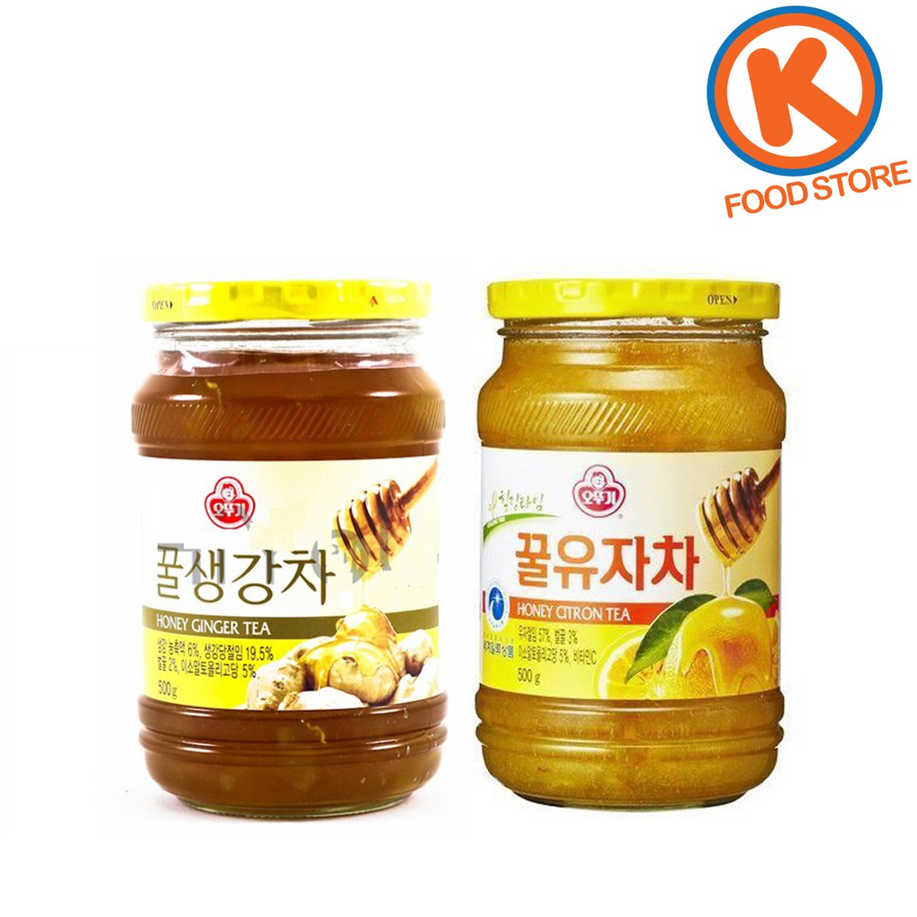 Ottogi Honey Citron / Ginger Tea 500g Korean Foods Korean Products