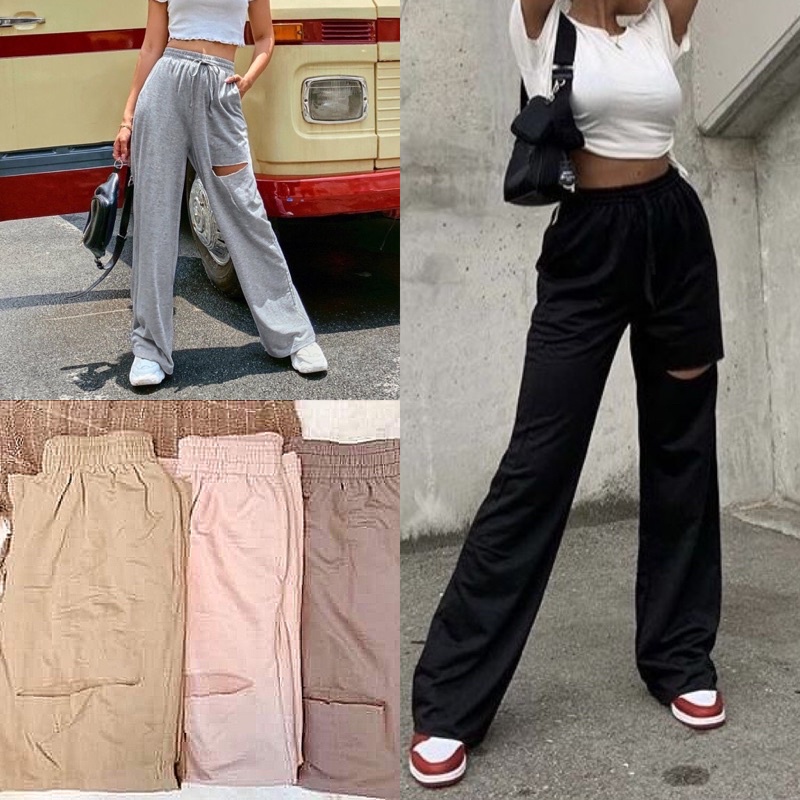 ripped joggers women