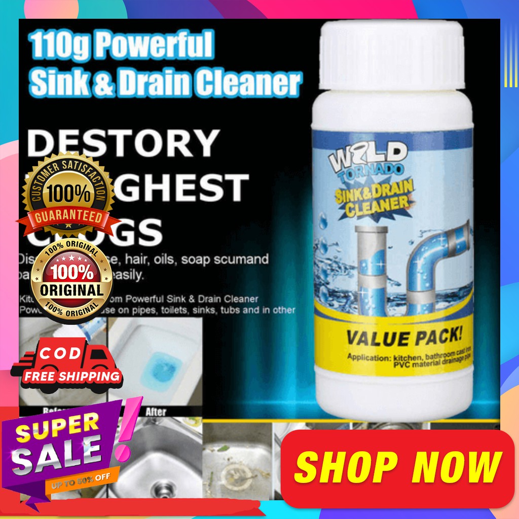 Original Effective Household Wild Tornado Powerful Sink & Drain Cleaner