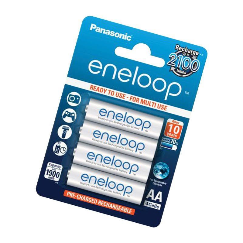 Panasonic Eneloop Aa Rechargeable Bk 3mcce 1 2v 1900mah Nimh Ready To