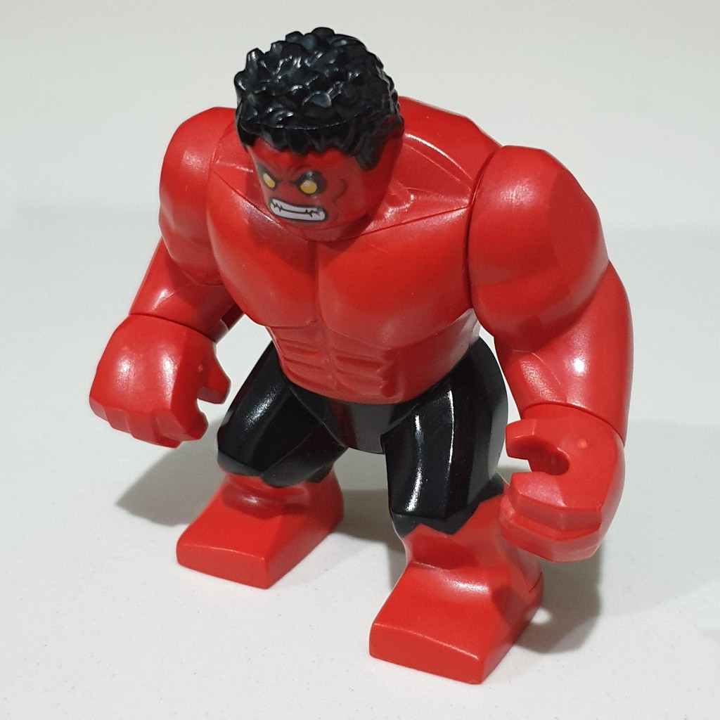 lego red hulk minifigure