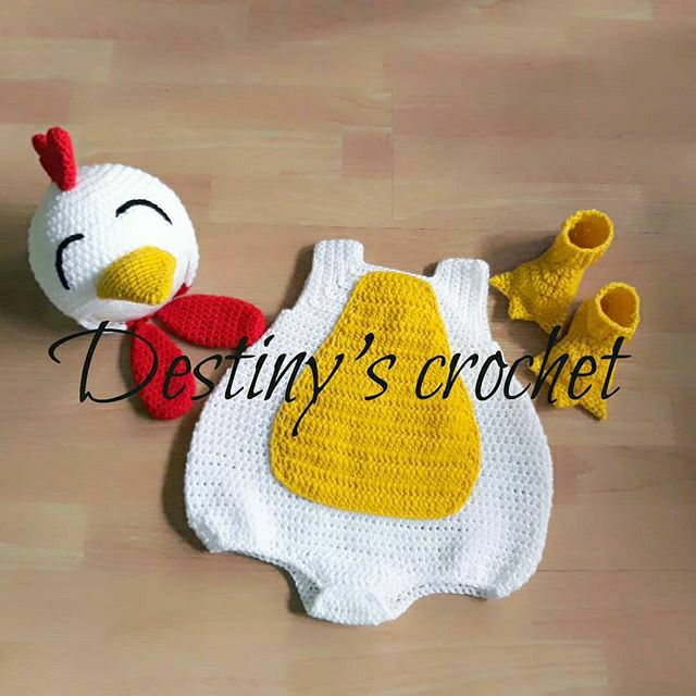 Crochet chicken costume set Shopee Philippines