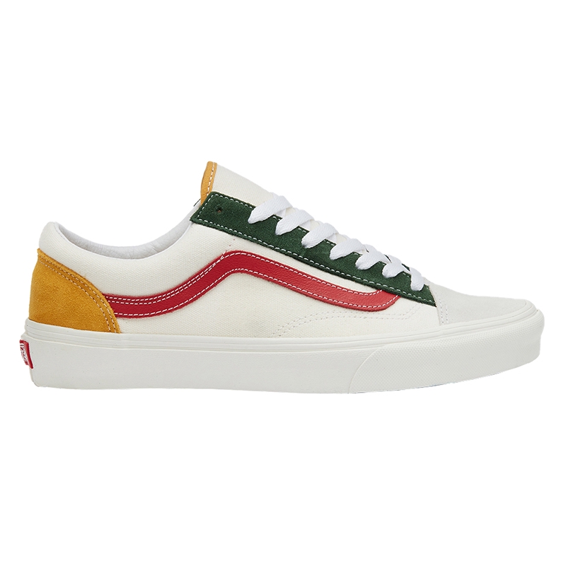vans shoes white and red