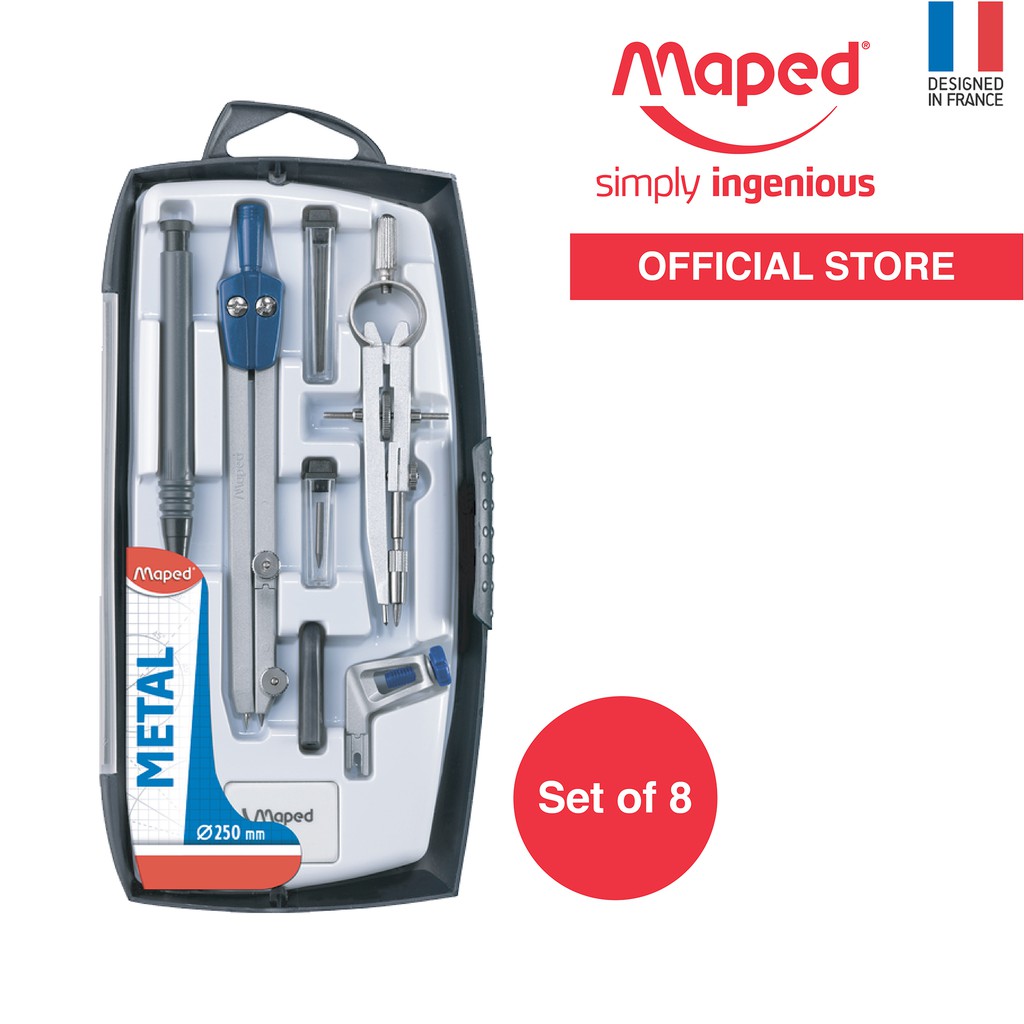 Maped Start Compass 197514 (Set of 8, School Compass Set) | Shopee ...