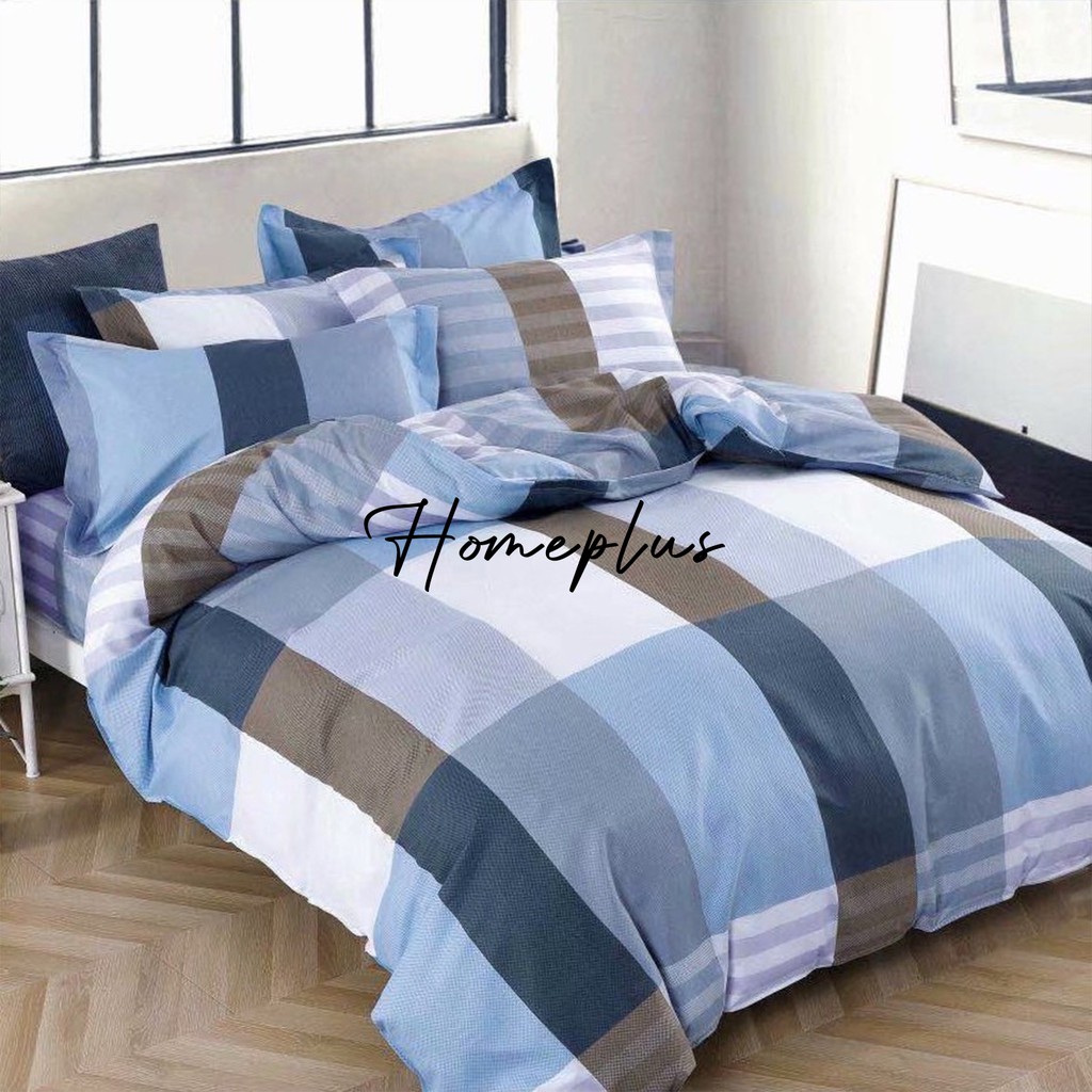 Printed design bedsheet (DOUBLE) 3 in 1 Garterized Fitted Bedsheet and