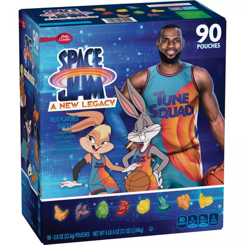 Betty Crocker Space Jam Fruit Snacks, 0.8 Ounce (90 Count) Shopee