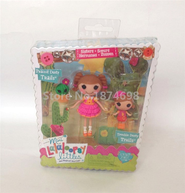Lot 3pcs MINI Lalaloopsy Character Dolls Playset 3in Action Figure Girl Toy