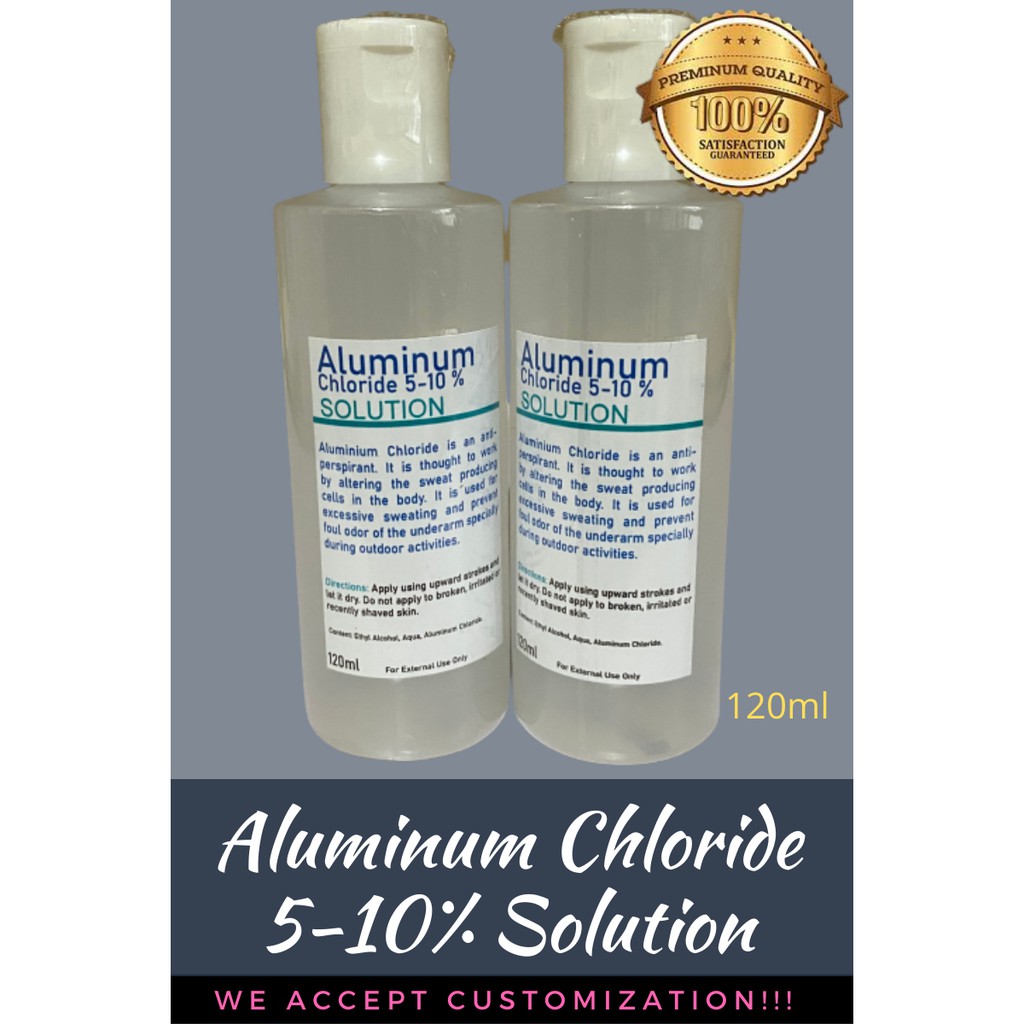 Antiperspirant/Aluminum Chloride 510 Solution (120ml) Shopee