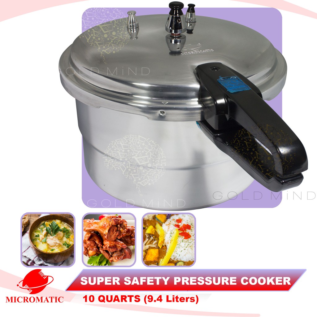 Micromatic Pressure Cooker 10 Quarts (Silver) Shopee Philippines